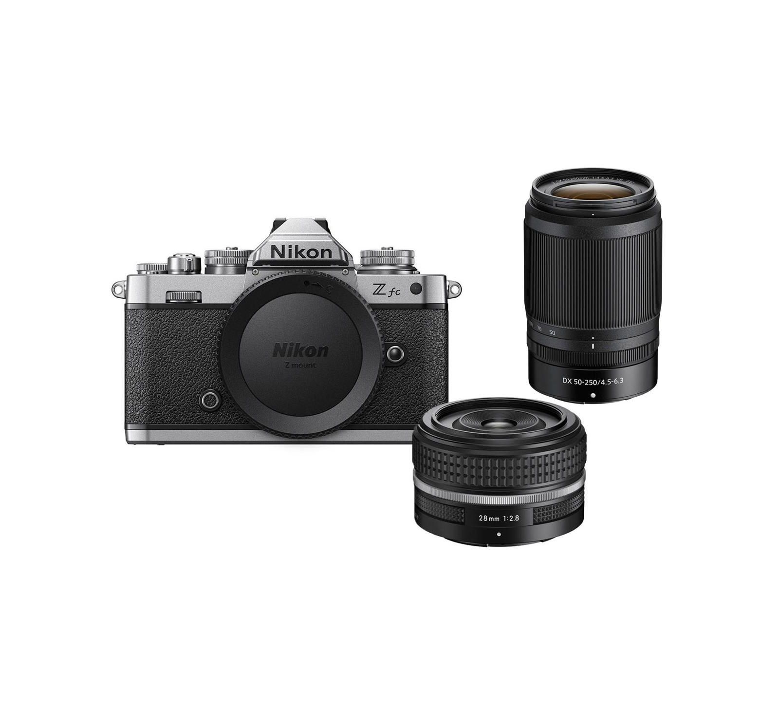 Nikon Z fc Dx-Format 4K UHD Vlogger-Ready Mirrorless Camera with Lenses