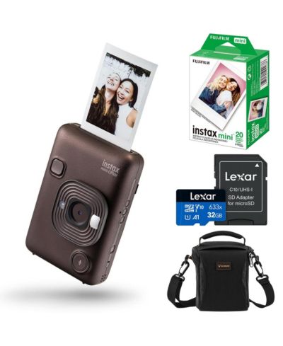 Fujifilm Instax Mini LiPlay гибридная моментальная камера с комплектом пленки и сумкой