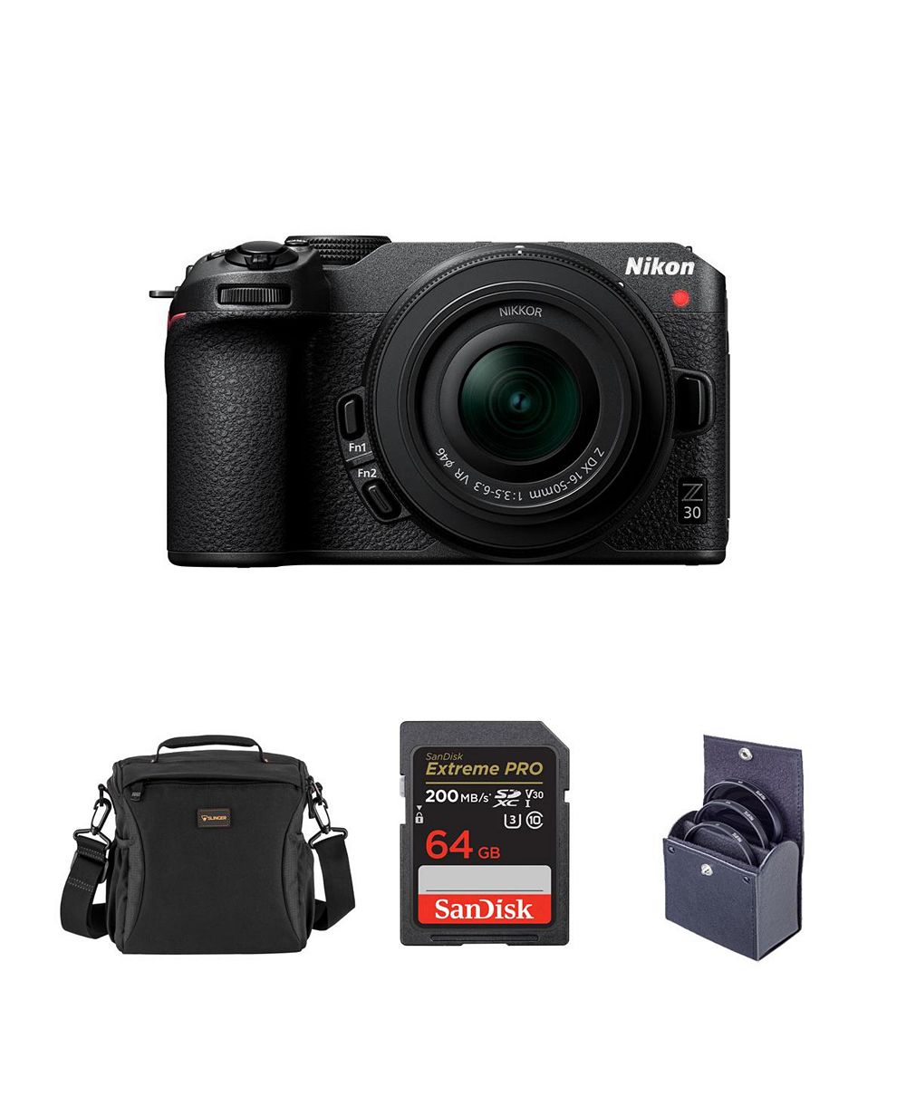 Nikon Z 30 DX-Format Mirrorless Camera  16-50mm Lens, w/Included Value