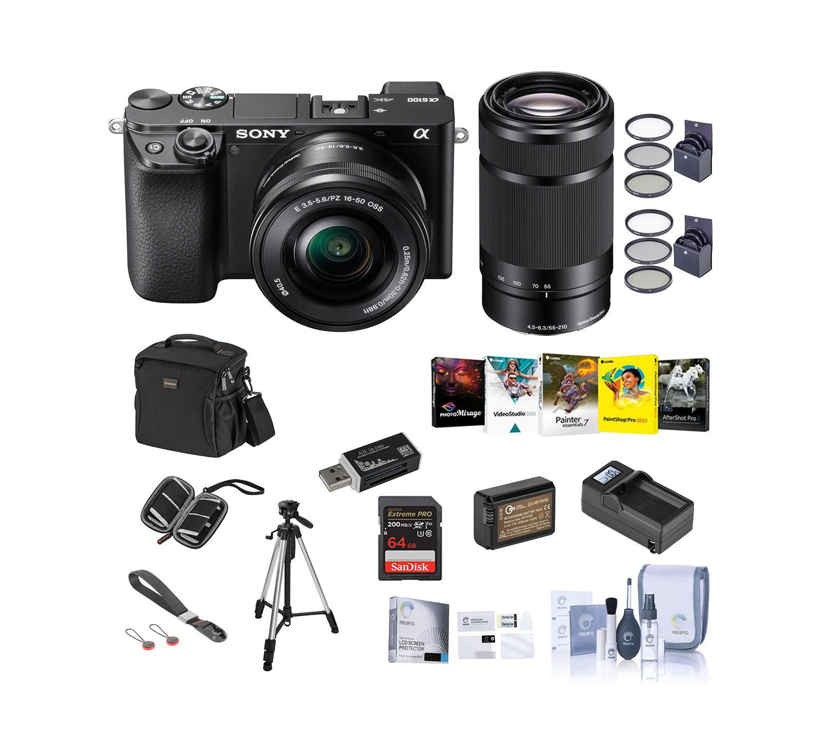 Sony Alpha a6100 24.2-Megapixel 4K Video Mirrorless Camera