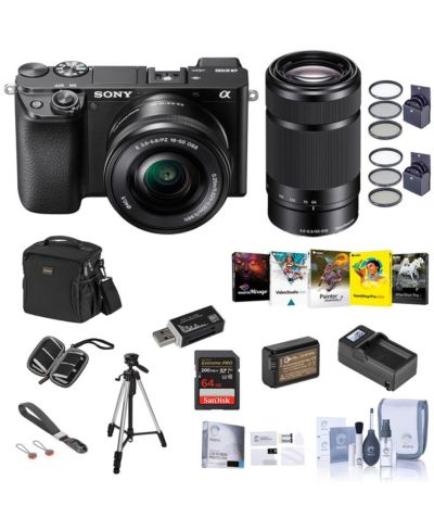 Sony Alpha a6100 24.2-Megapixel 4K Video Mirrorless Camera