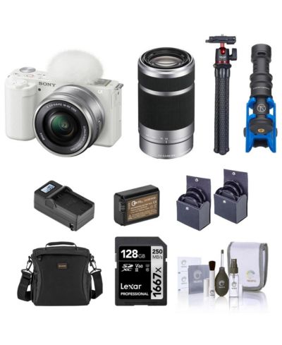 Sony ZV-E10 4K Real-Time Eye-AF Mirrorless Vlog Camera