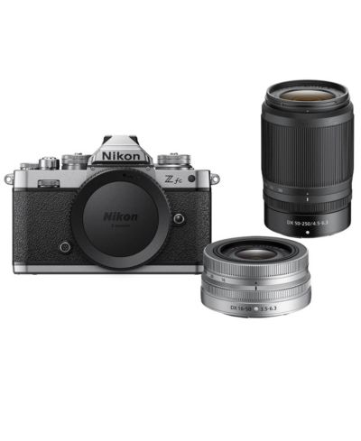 Зеркальная беззеркальная камера Nikon Z fc DX-Format с объективами NIKKOR Z DX 16-50mm и 50-250mm