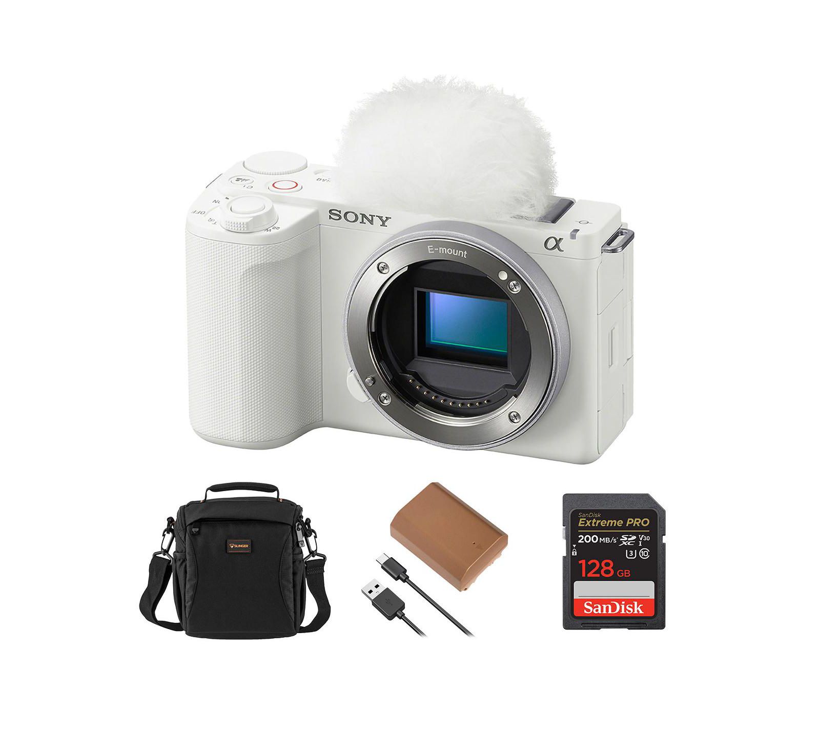Sony Alpha ZV-E10 II 4K Mirrorless Camera with Lens and Accessories
