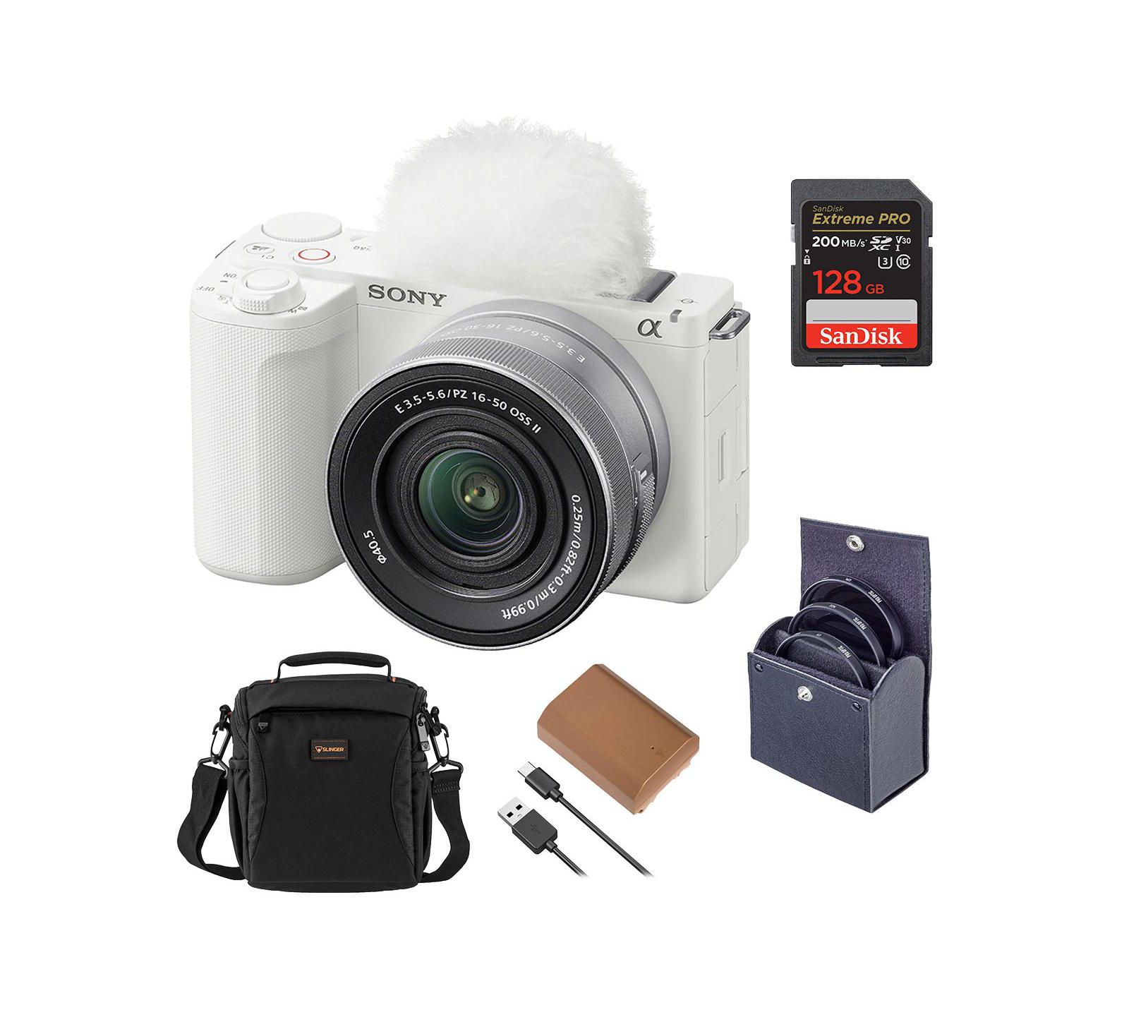 Sony Alpha ZV-E10 II 4K Mirrorless Camera with E PZ 16-50mm Lens