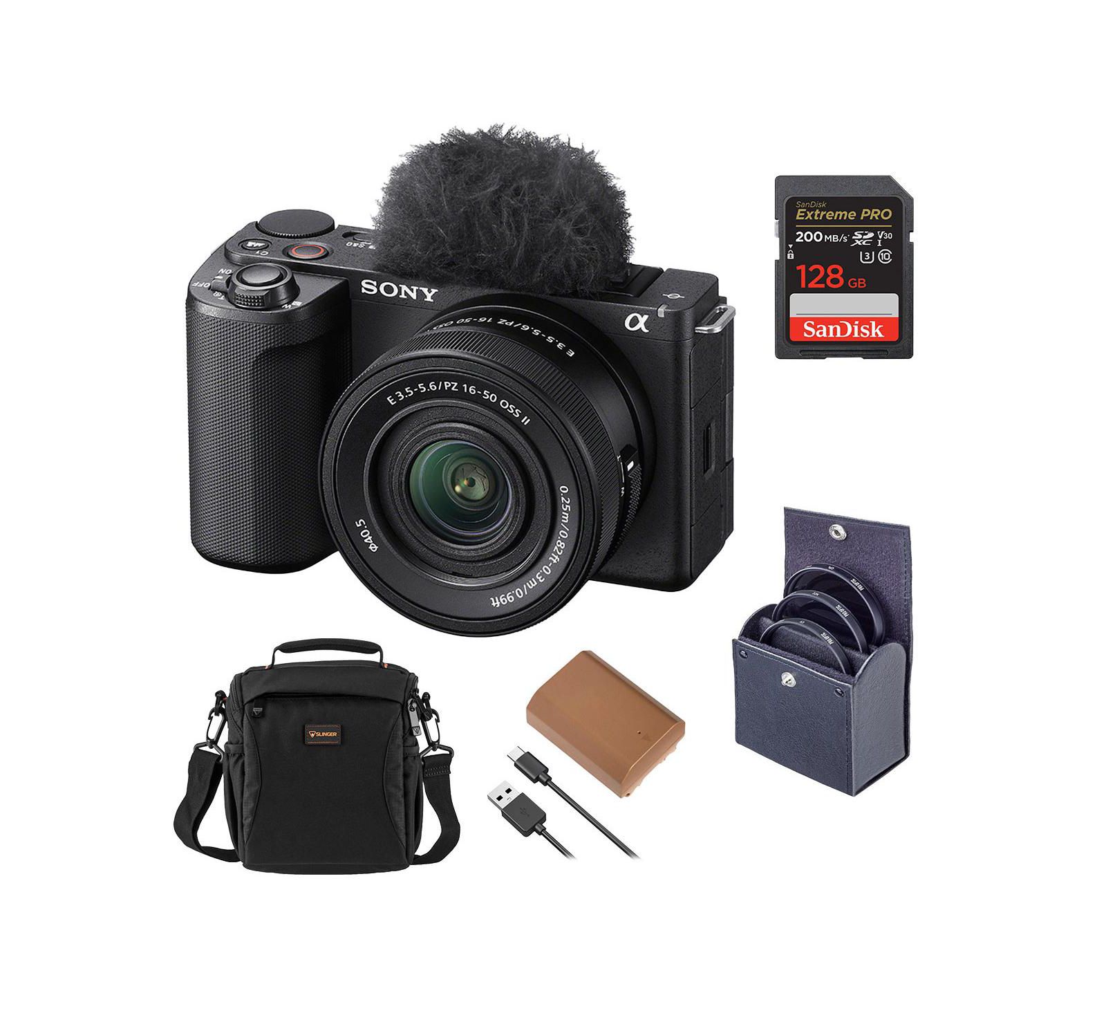 Sony Alpha ZV-E10 II 26MP 4K Mirrorless Camera with E PZ 16-50mm Lens