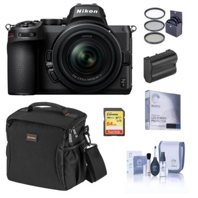 Nikon Z5 Mirrorless Camera w/Z 24-50mm f/4-6.3 Zoom Lens w/Essentials Kit