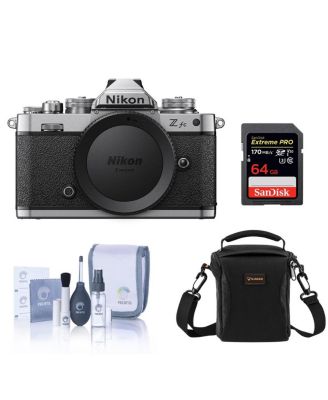Комплект беззеркальной камеры Nikon Z fc DX-Format с картой памяти 64GB SD, плечевой сумкой и набором для чистки