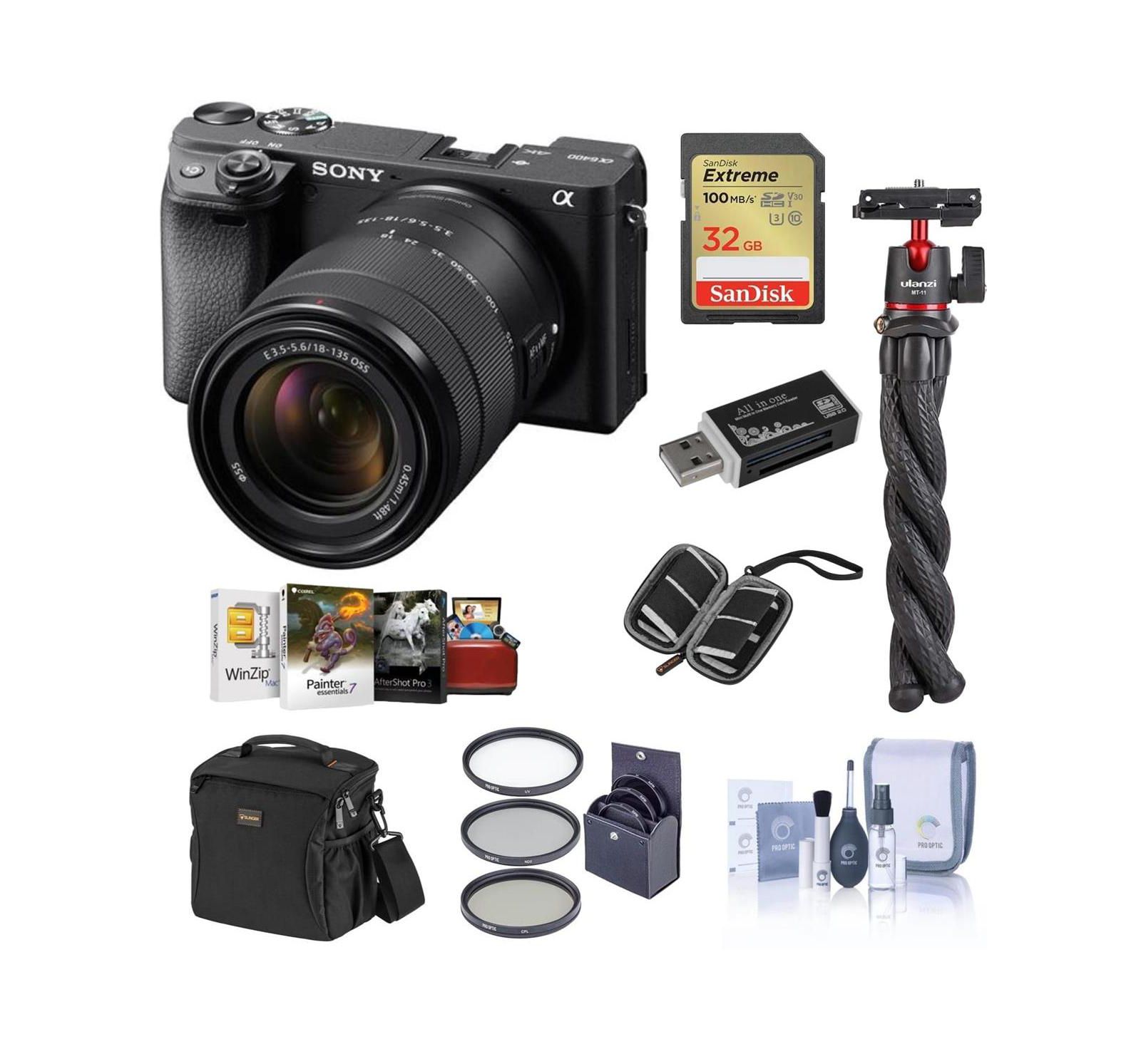 Sony Alpha a6400 24.2MP 18-135mm Mirrorless Digital Camera