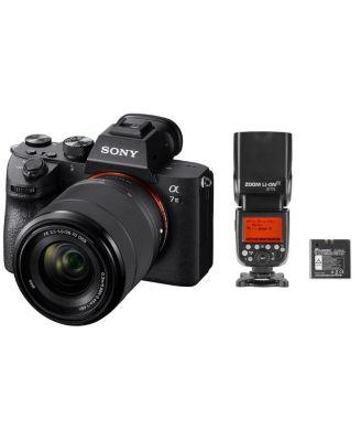 Sony a7 III with FE 28-70mm Lens, Bundle with Flashpoint Zoom Li-ion R2