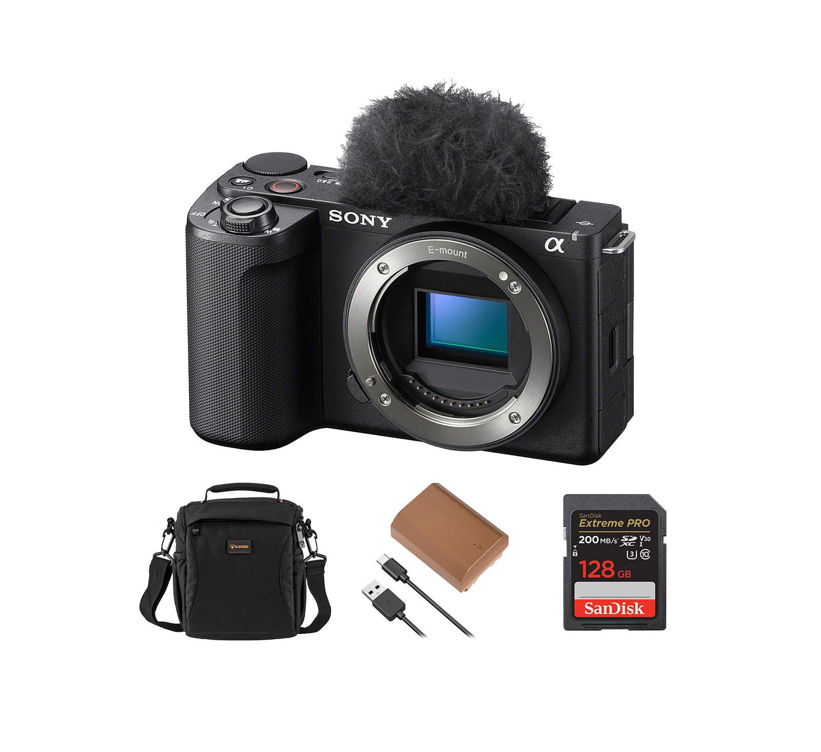 Sony Alpha ZV-E10 II Mirrorless Camera, Black with Essentials Kit