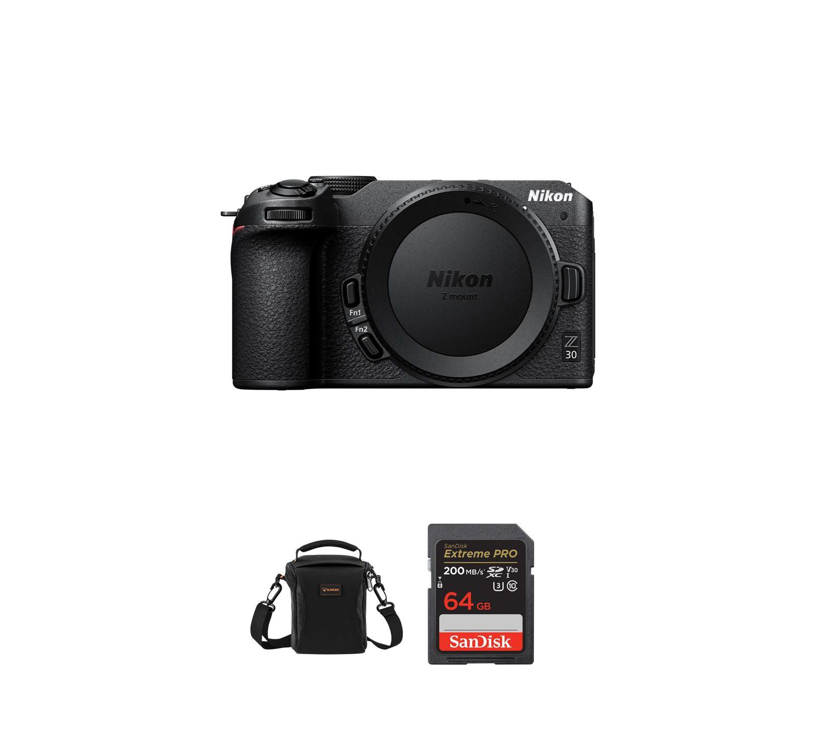 Nikon Z 30 DX-Format Mirrorless Camera, Bundle with Included Value