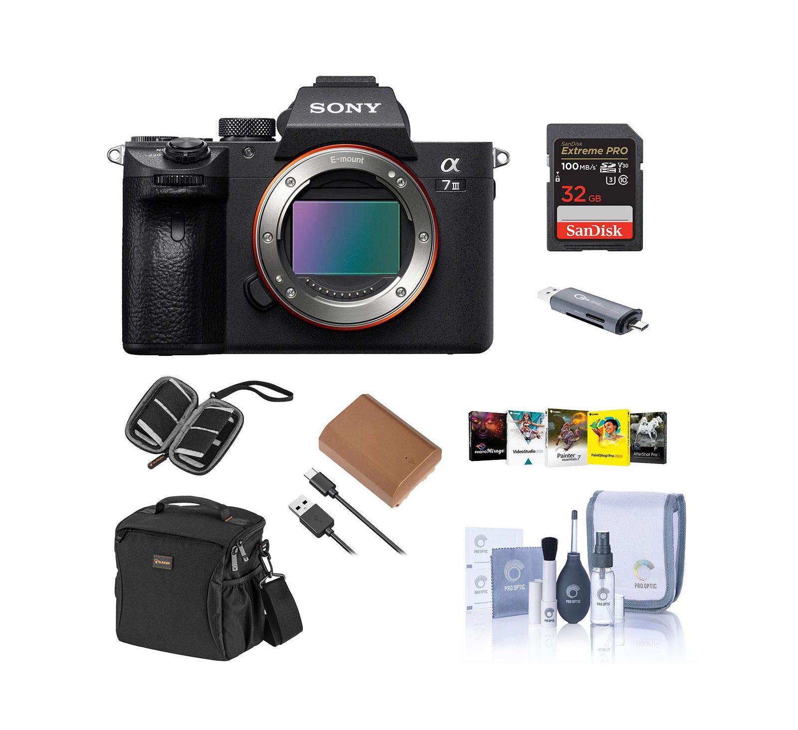 Sony Alpha a7 III 4K UHD Mirrorless Camera, Bundle with Accessory Kit