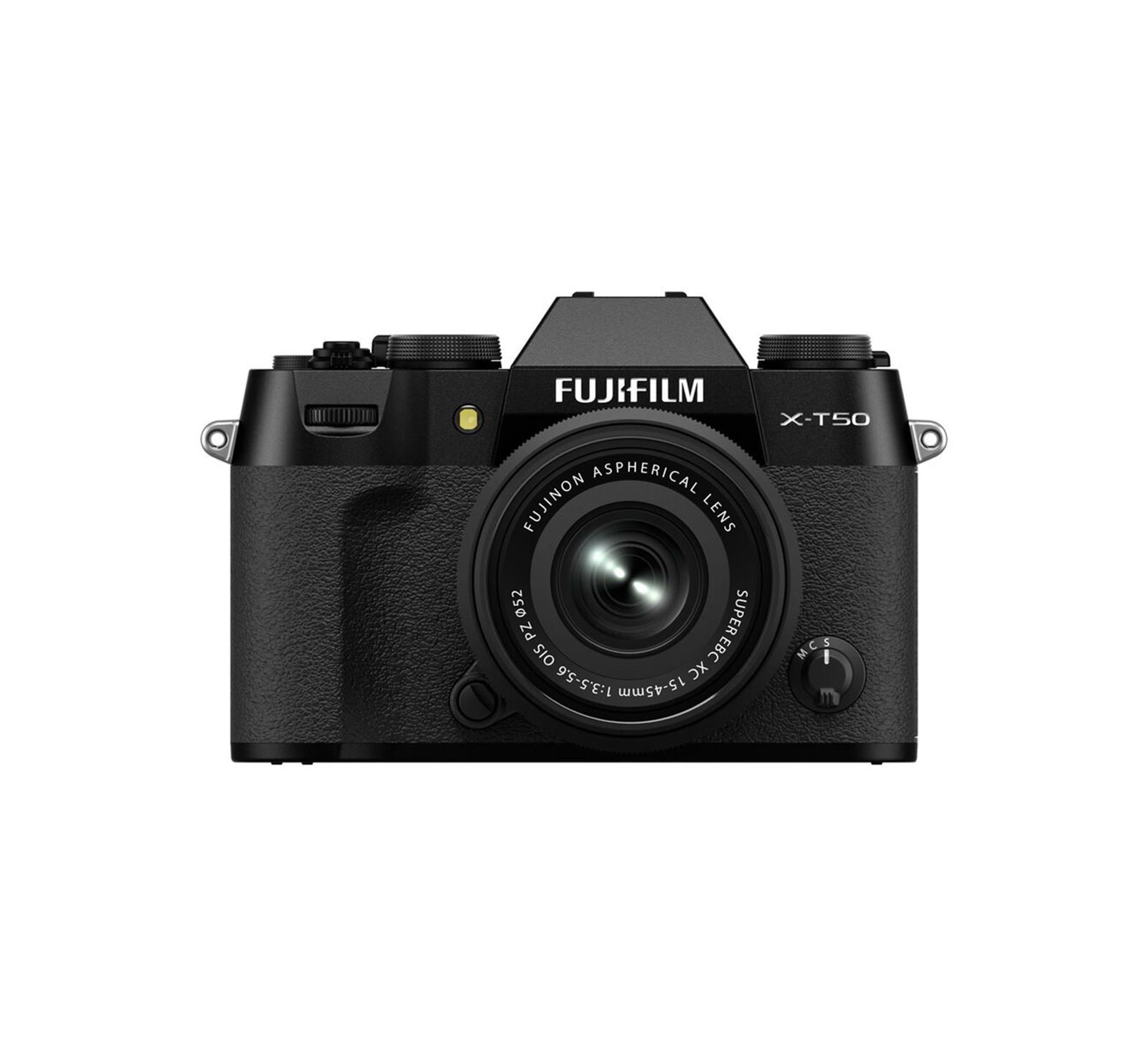 Fujifilm X-T50 Mirrorless Camera with XC 15-45mm f/3.5-5.6 OIS PZ Lens