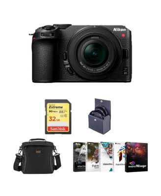 Nikon Z 30 DX-Format Mirrorless Camera  16-50mm Lens w/PC Software  Acc