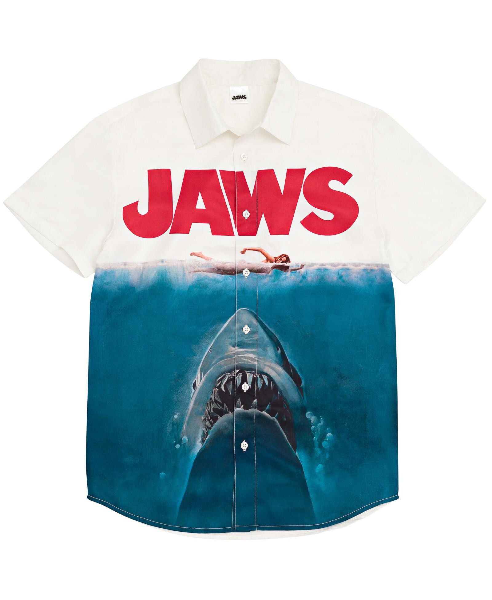 Мальчикская гавайская рубашка JAWS Button Down Dress Shirt