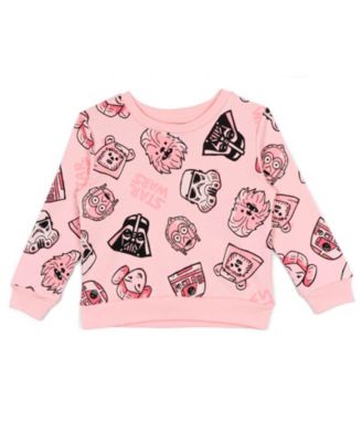 Star Wars Little Girls The Mandalorian Yoda French Terry Sweatshirt to