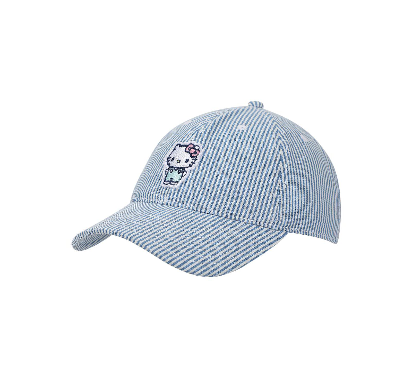 Hello Kitty Embroidered Character Women's Denim Unstructured Baseball Cap