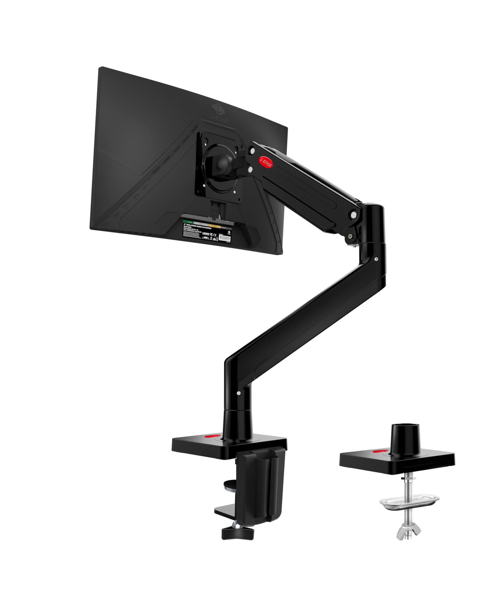 Z-Edge MS05 360° Adjustable Single Mount Stand Arm for 22"-40" Monitors