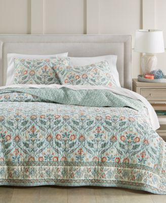 Charter Club Jacobean Border 2-Pc. Quilt Set, Twin, Exclusively at Macy's