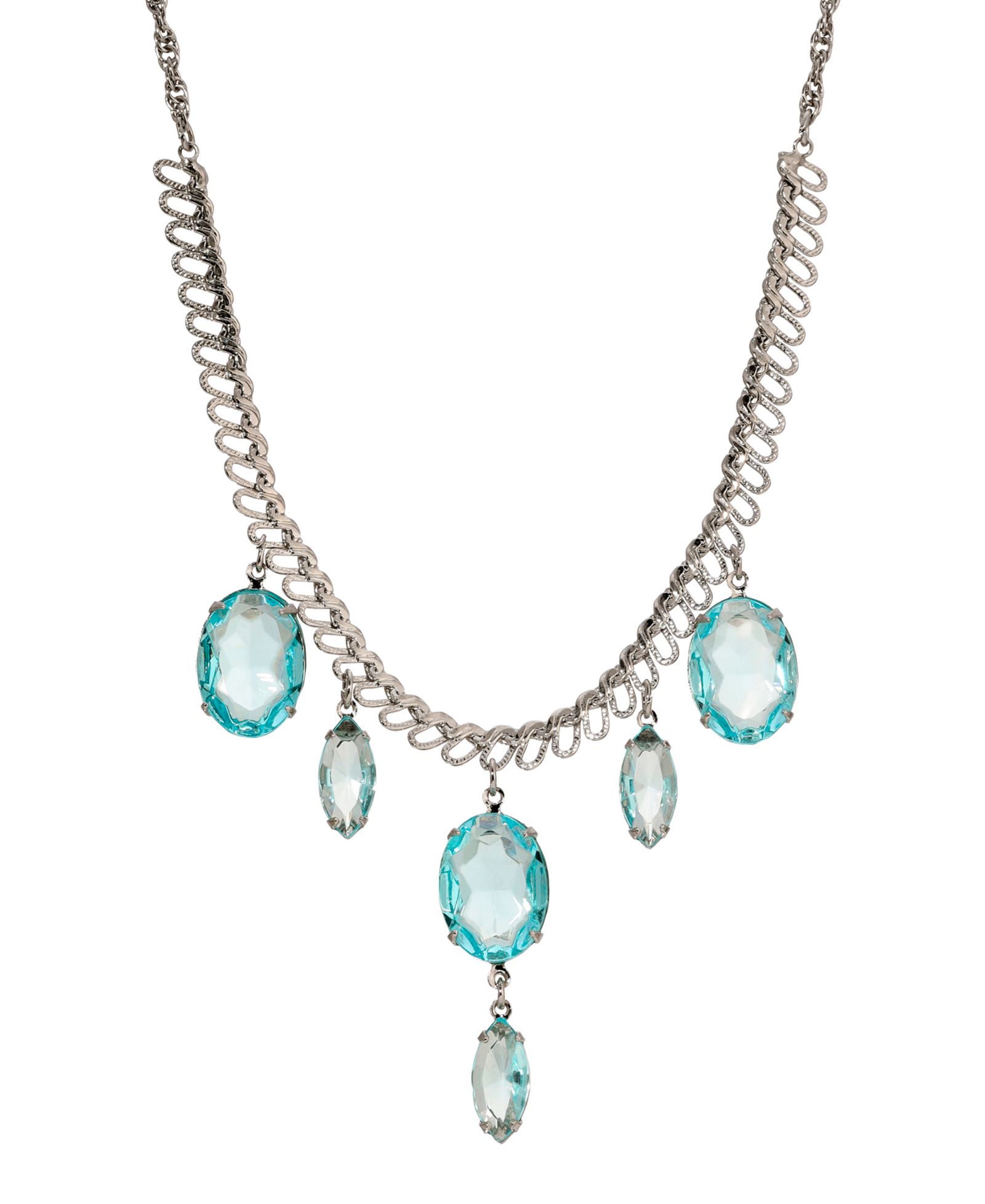 2028 Подвеска Aqua Crystal Statement Drop