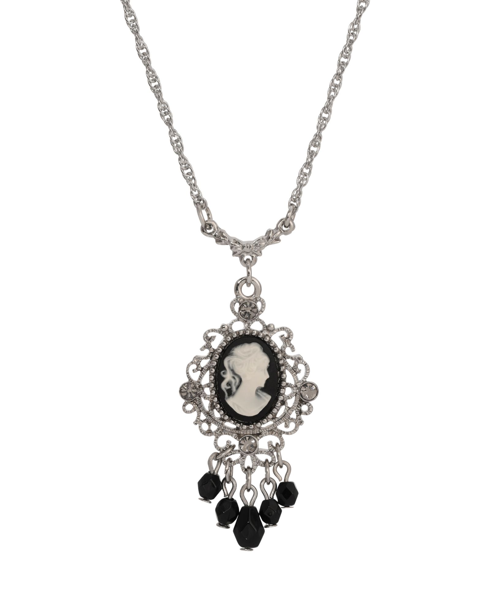 Ожерелье 2028 Resin Cameo Glass Crystal