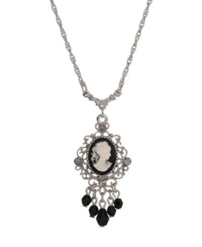 Ожерелье 2028 Resin Cameo Glass Crystal