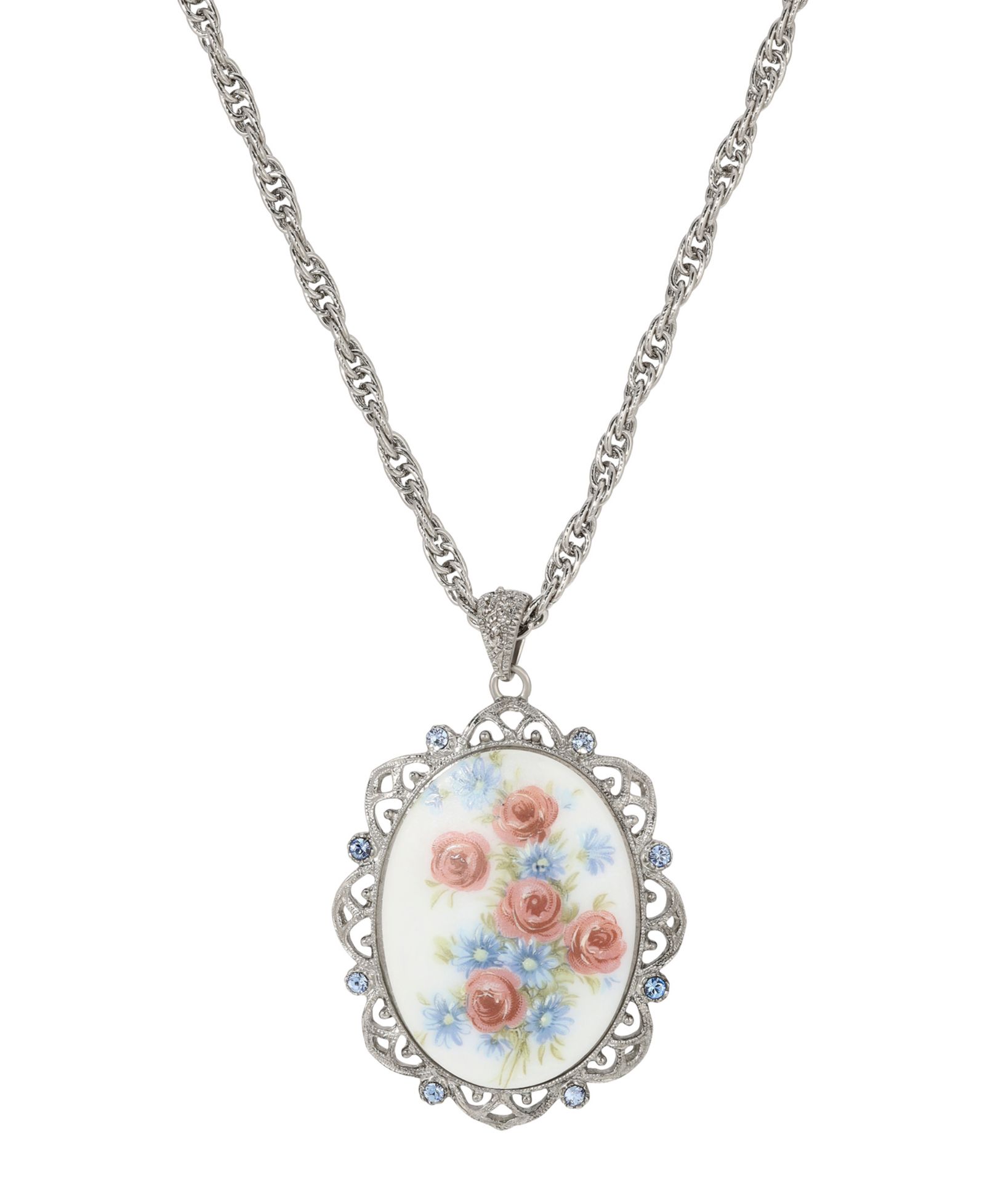 Подвеска Oval Floral 2028