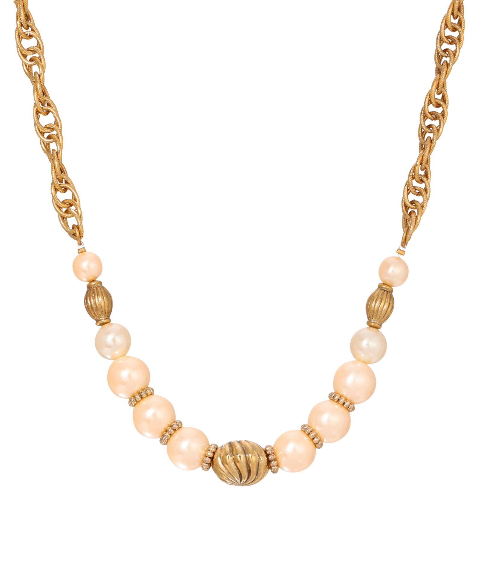 Колье 2028 Faux Cultivated Pearl Twisted Chain