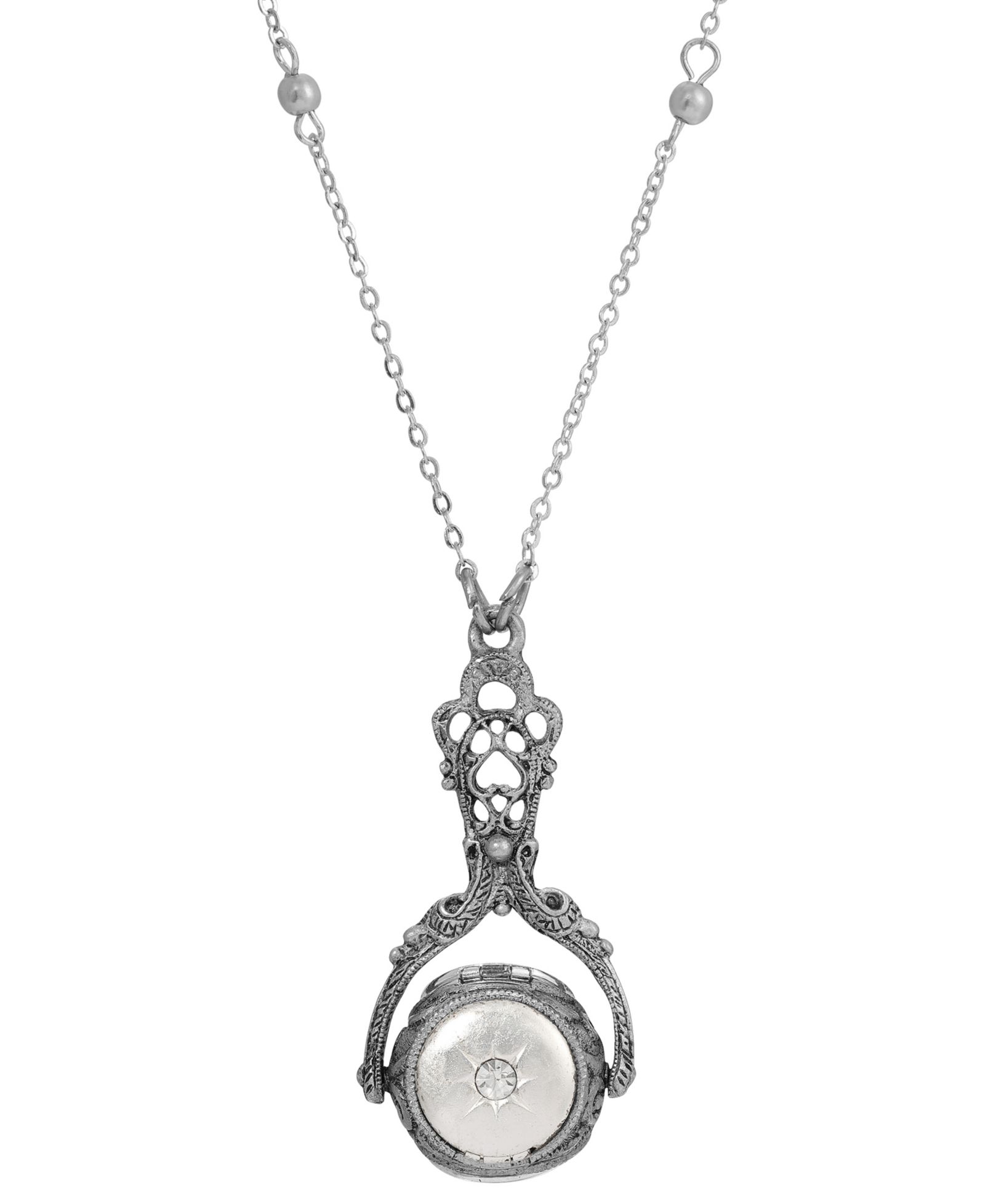Ожерелье 2028 Faux Cultivated Pearl Spinner