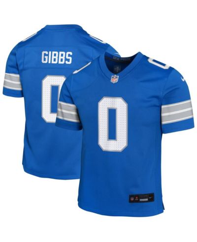 Детская игровая джерси Nike Jahmyr Gibbs Blue Detroit Lions Team