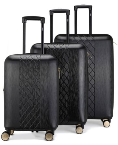 Набор чемоданов Badgley Mischka Diamond 3-Piece Expandable Spinner