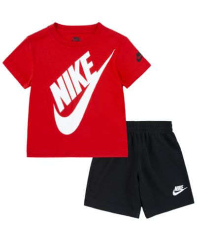 Nike комплект из футболки и шорт Futura для малышей, 2T-4T