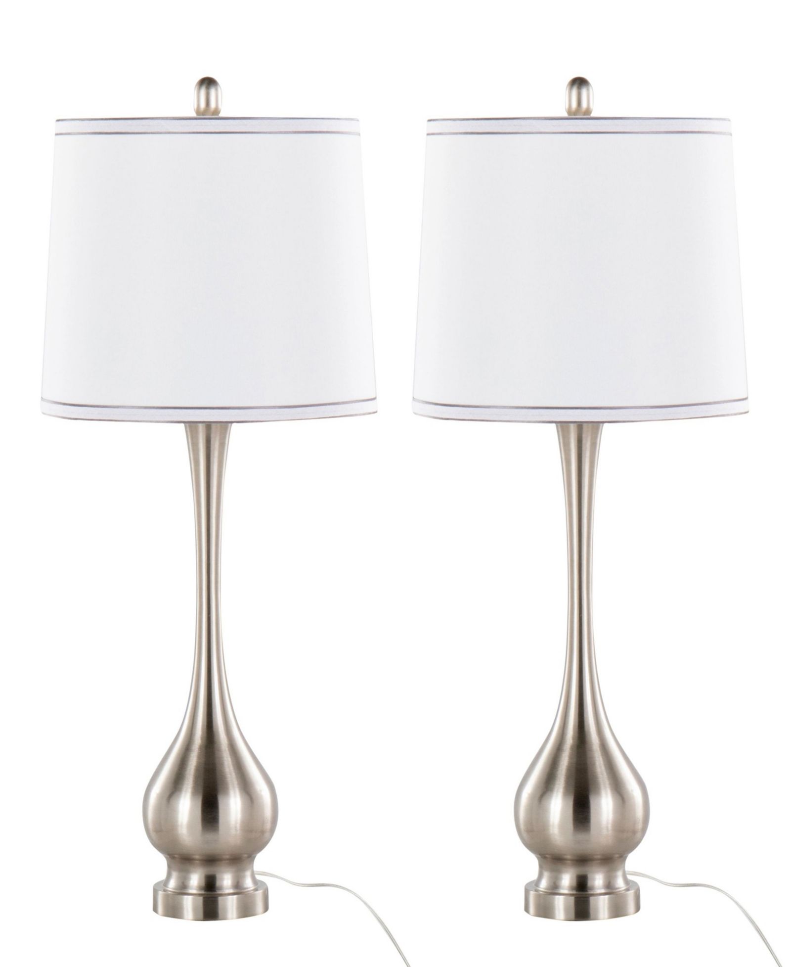 LumiSource Cairo настольная лампа из металла 28.75" (набор из 2 шт.)