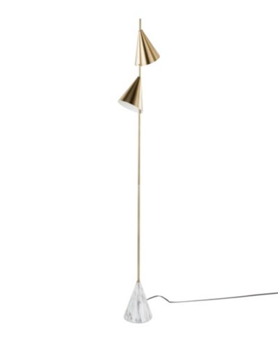 Металлический напольный торшер LumiSource Cone 65"