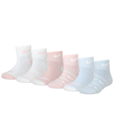 Nike Girls' 4-7 Ankle Socks, 6-Pack
