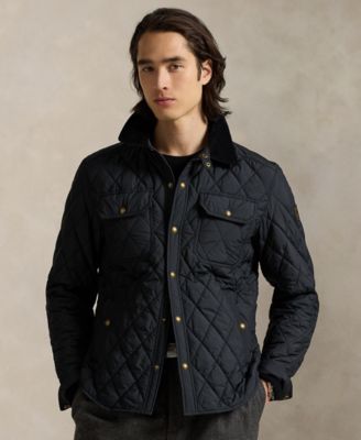 Polo Ralph Lauren мужская стеганая куртка с отложным воротником и молнией, водоотталкивающая Beaton