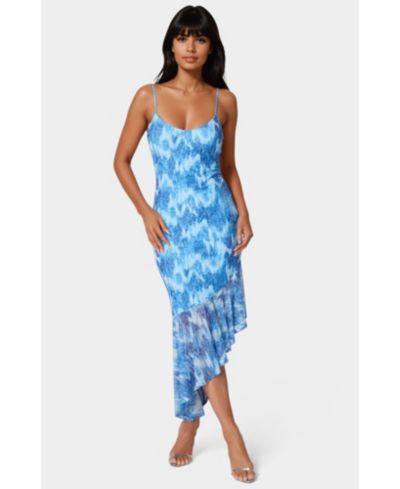 Женское сетчатое платье Bebe Women's Cascade High Low