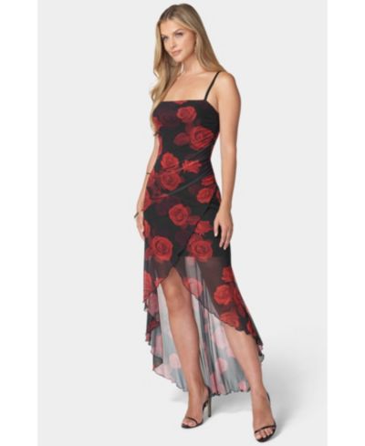 Женское платье Bebe Hi-Low Hem Wrap Tube Dress