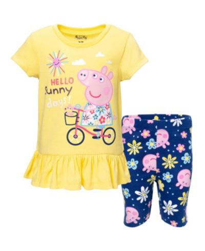 Детский комплект Peppa Pig Peplum T-Shirt and Shorts