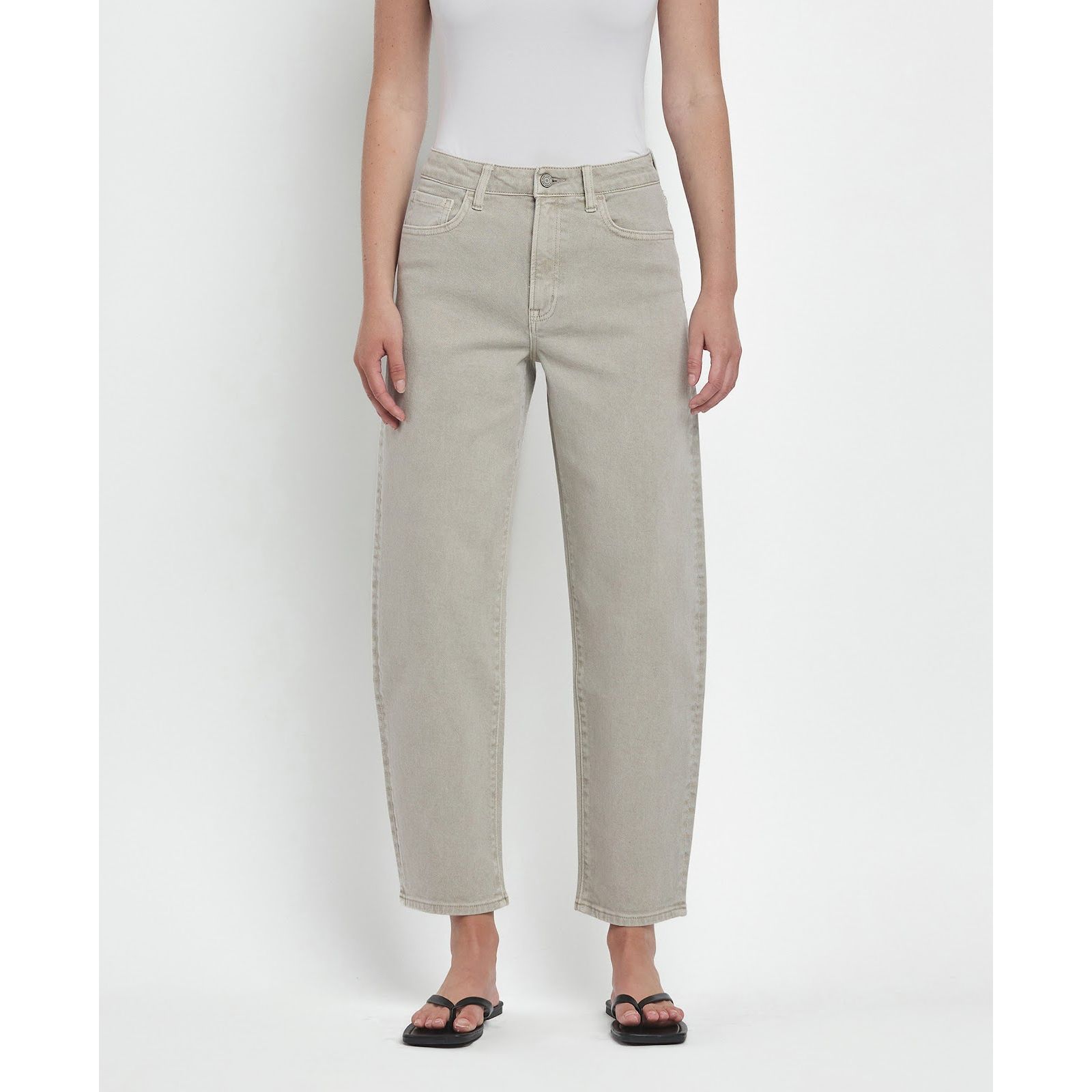 Vervet Women's Super High Rise Slim Barrel Jeans