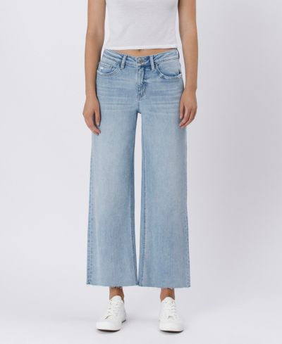 Vervet Women's High Rise Wide Leg Jeans