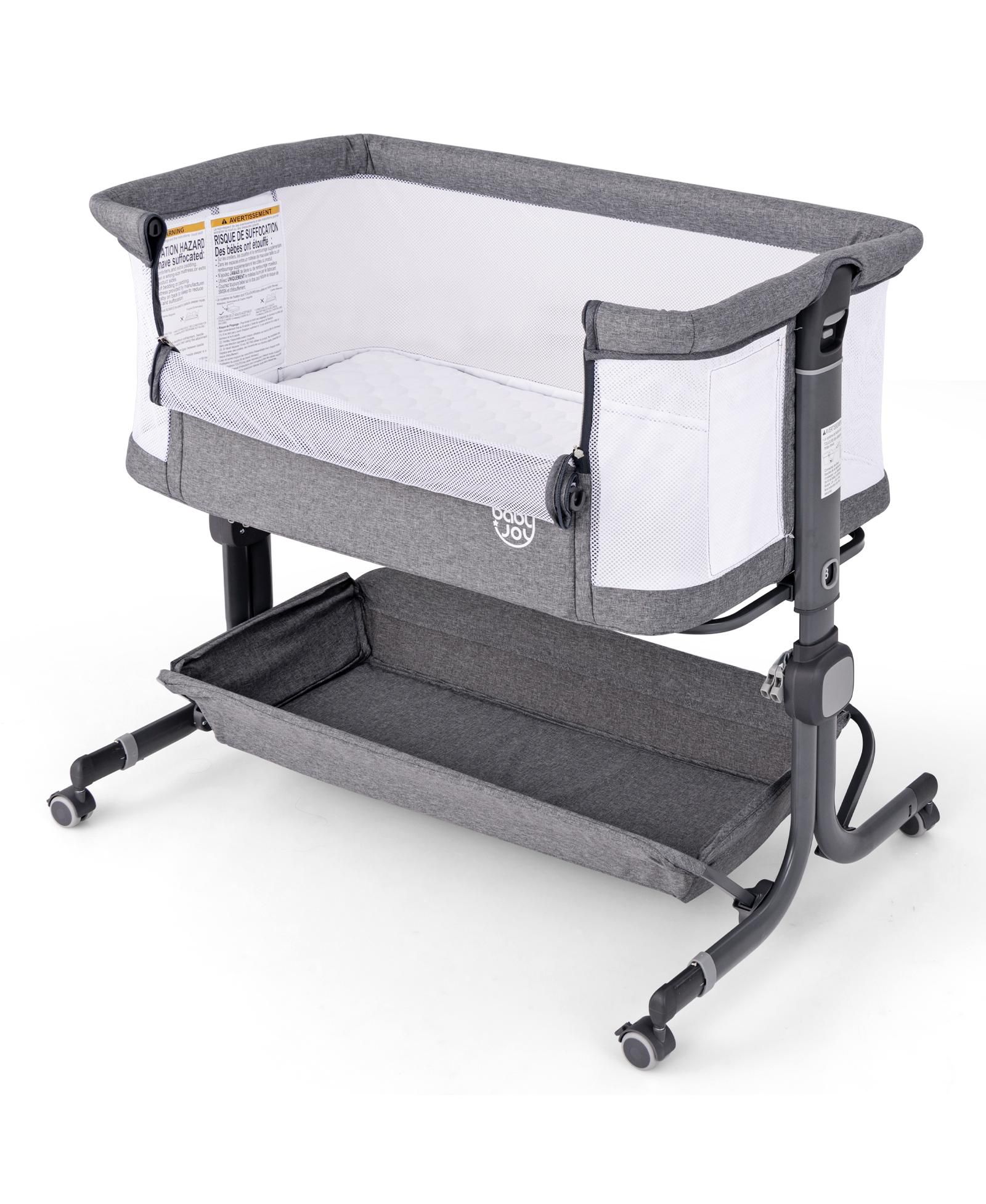 Детская кроватка GOUUN Baby Bassinet Bedside Sleeper с 6 уровнями высоты