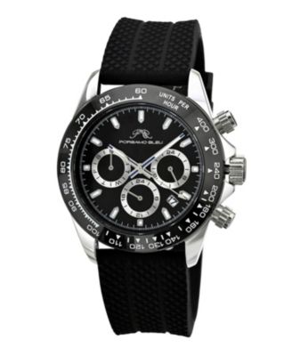 Мужские часы Preston Sport Silver Tone & Black 1037BPRR