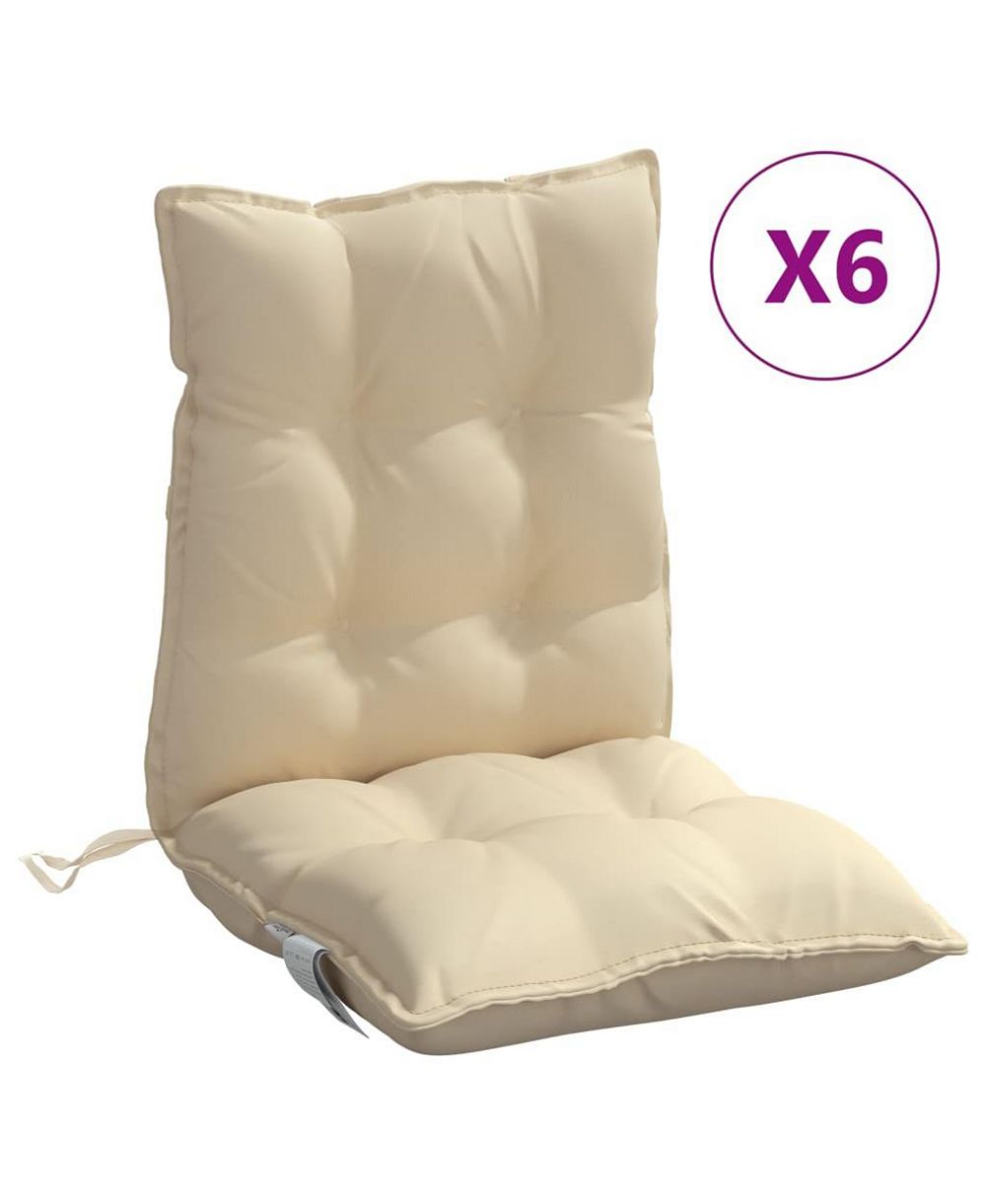 vidaXL Oxford Fabric Cushions для стульев, 6 шт