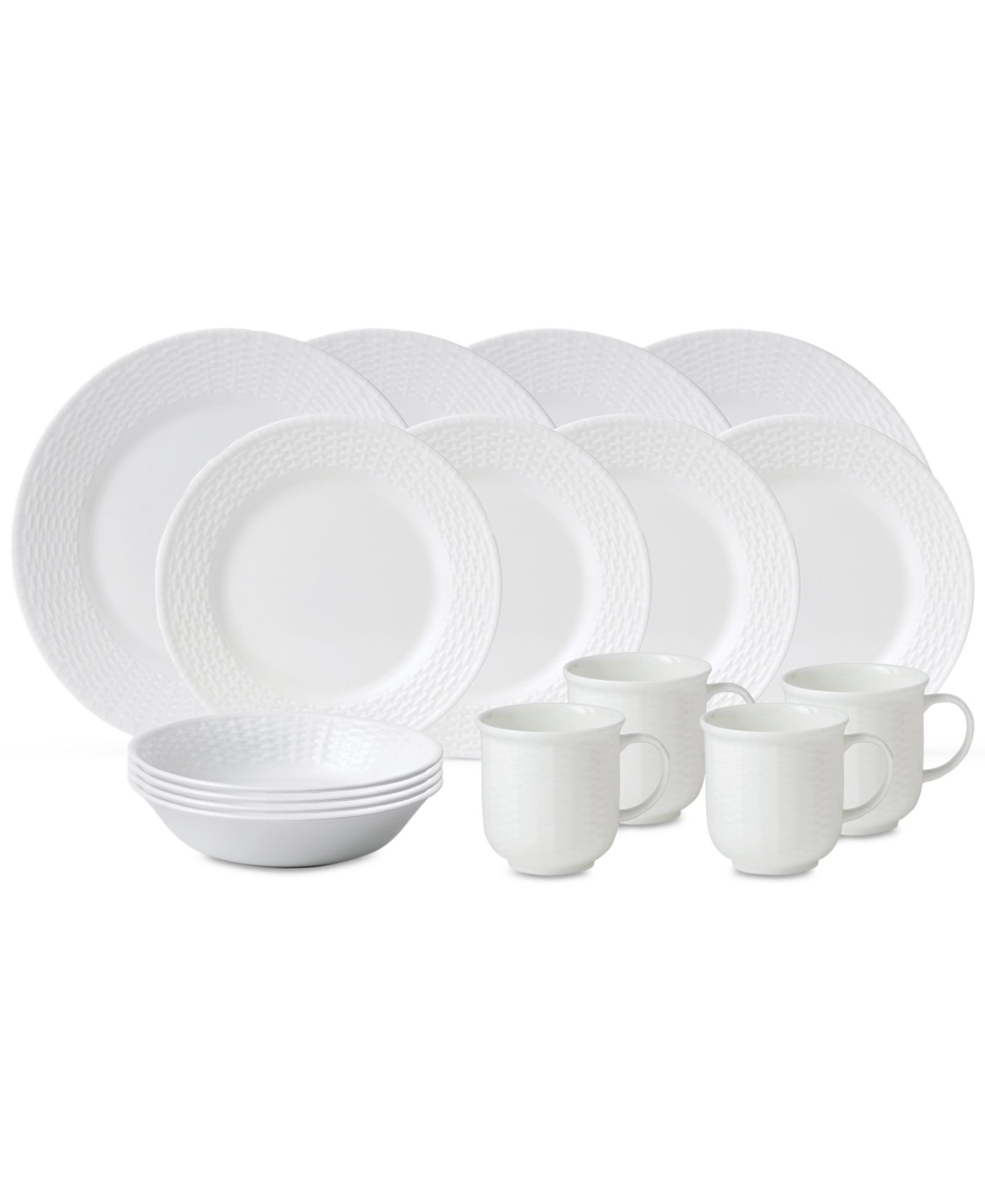 Wedgwood Nantucket Basket 16-Pc. Set, Service for 4