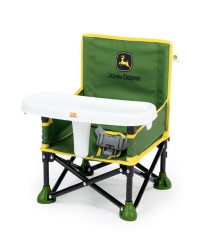 Детское переносное сиденье-бустер Bright Starts Baby John Deere Pop 'N Sit