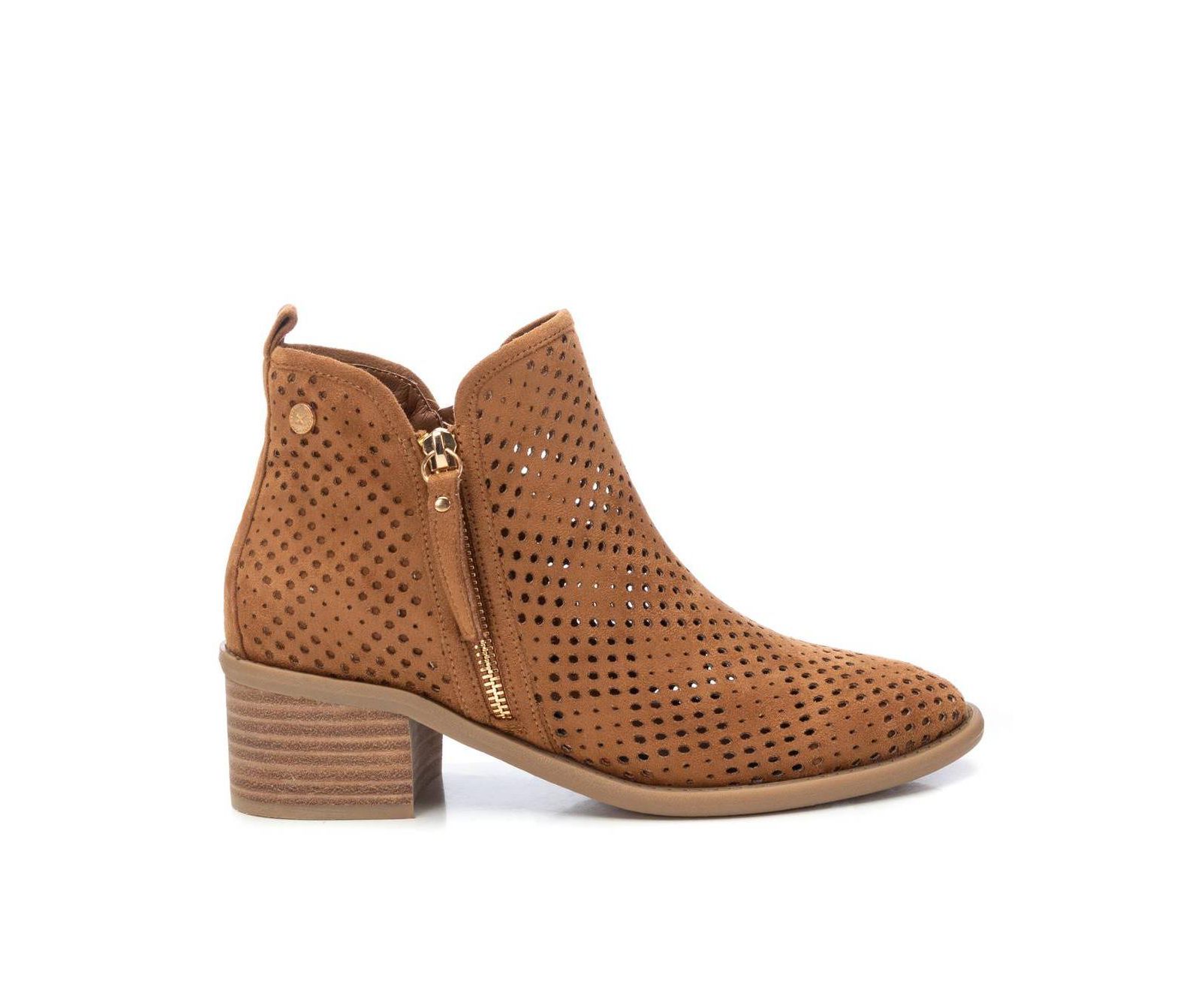 Xti Women's Italian Western Booties With side Zipper
