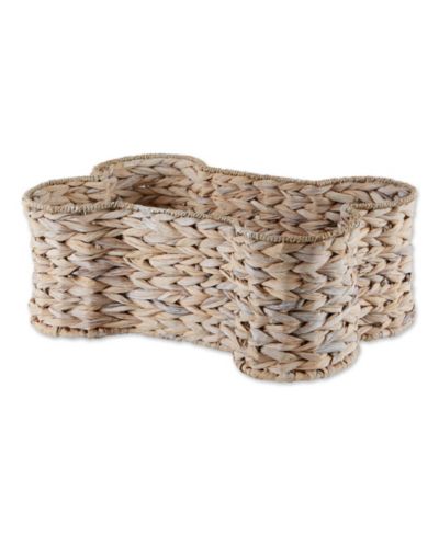 Корзина для хранения домашних животных Bone Dry Hyacinth Bone Shape
