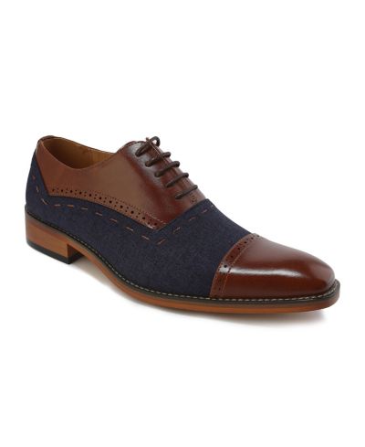 Оксфорды Gino Vitale Lace-Up Cap Toe